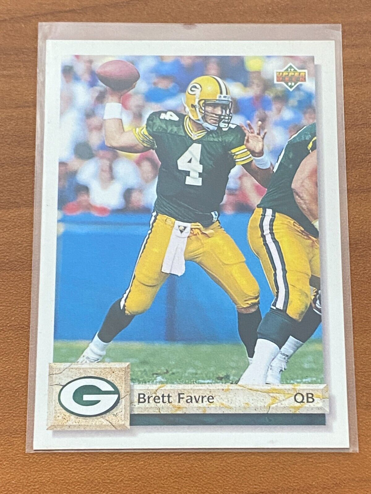 upper deck brett favre