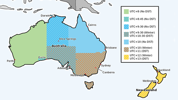 australia time zone sydney