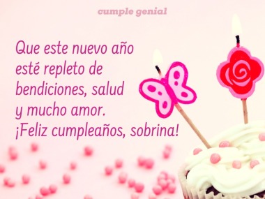 feliz cumple sobrina querida