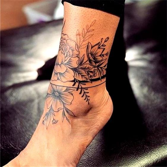 womens tattoos ankle