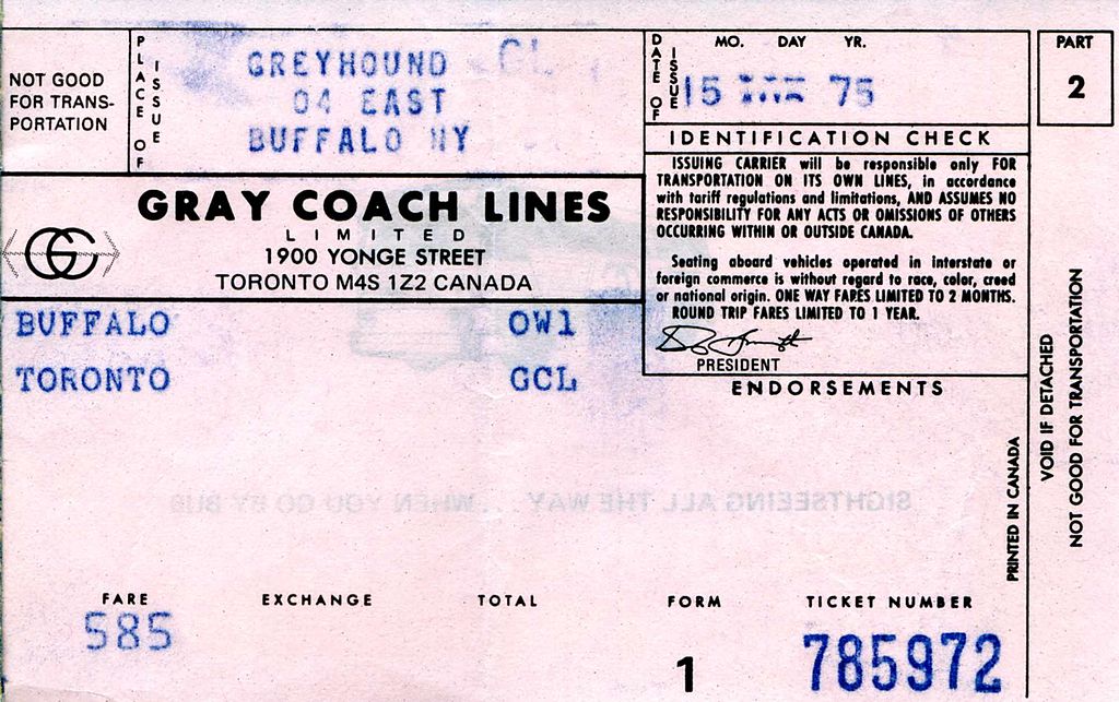 bus tickets to buffalo