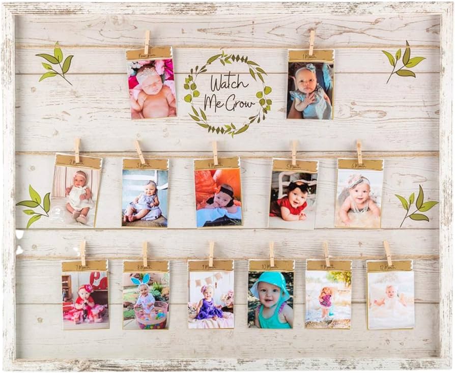 12 month photo frame