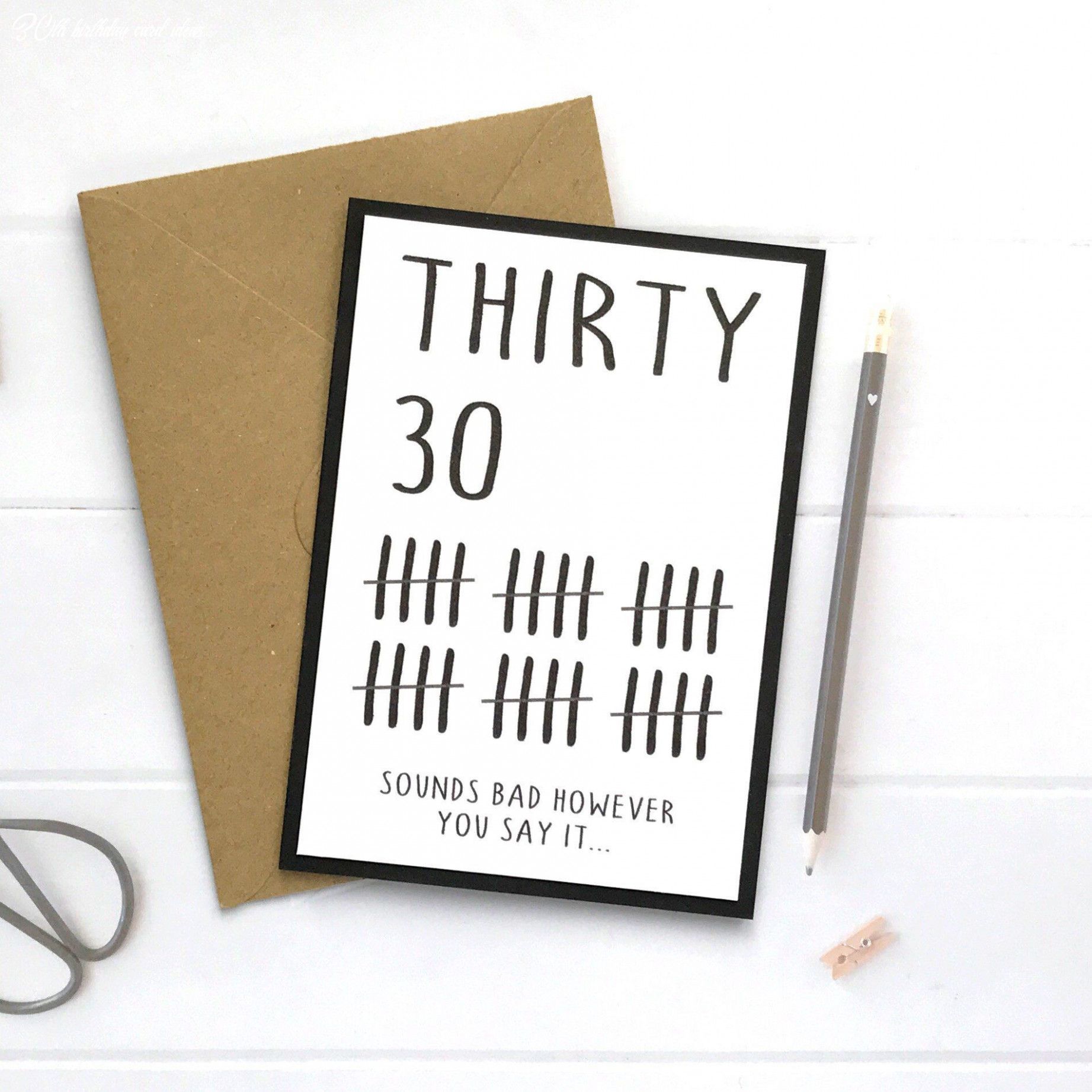 funny 30th birthday cards