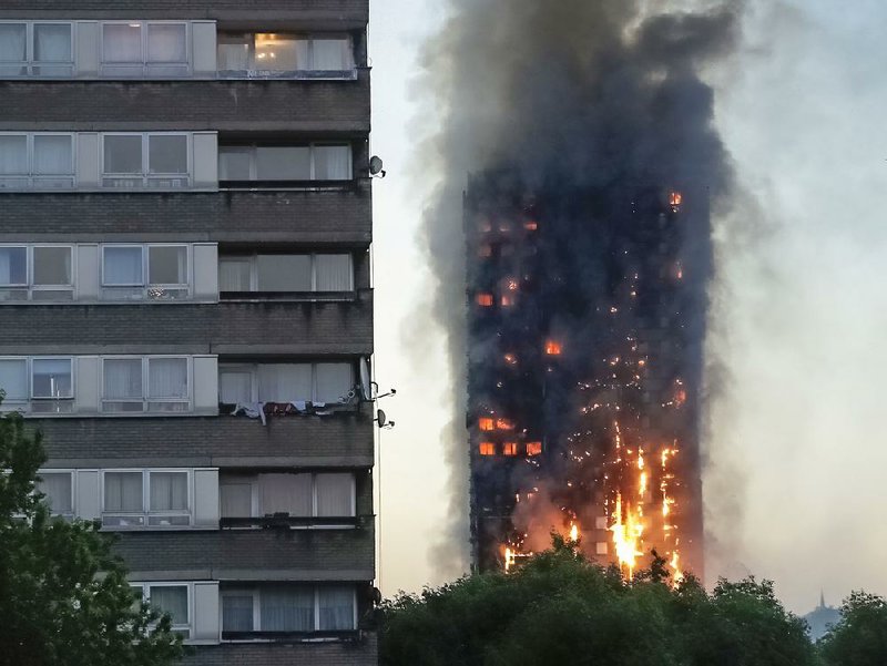 12 people died in building blaze