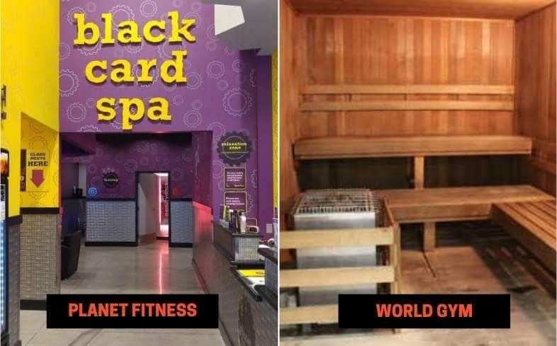 planet fitness sauna