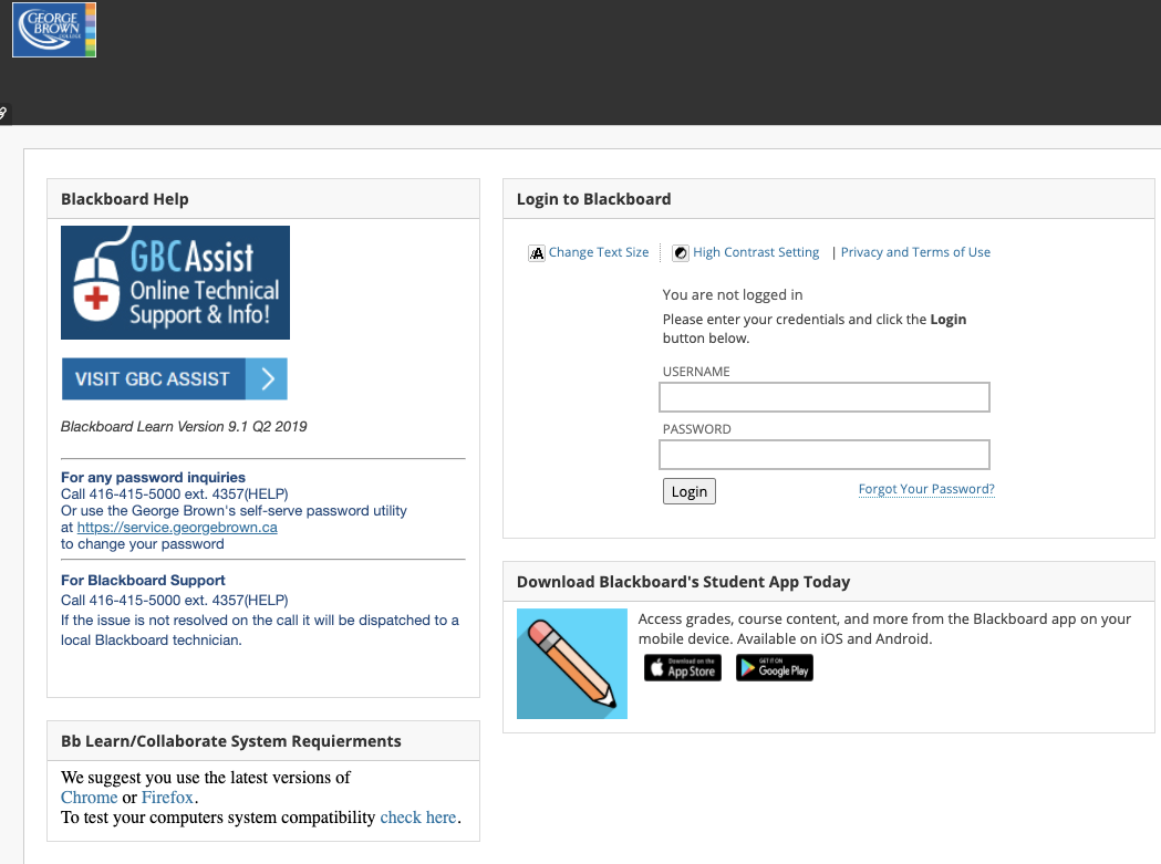 gbc blackboard
