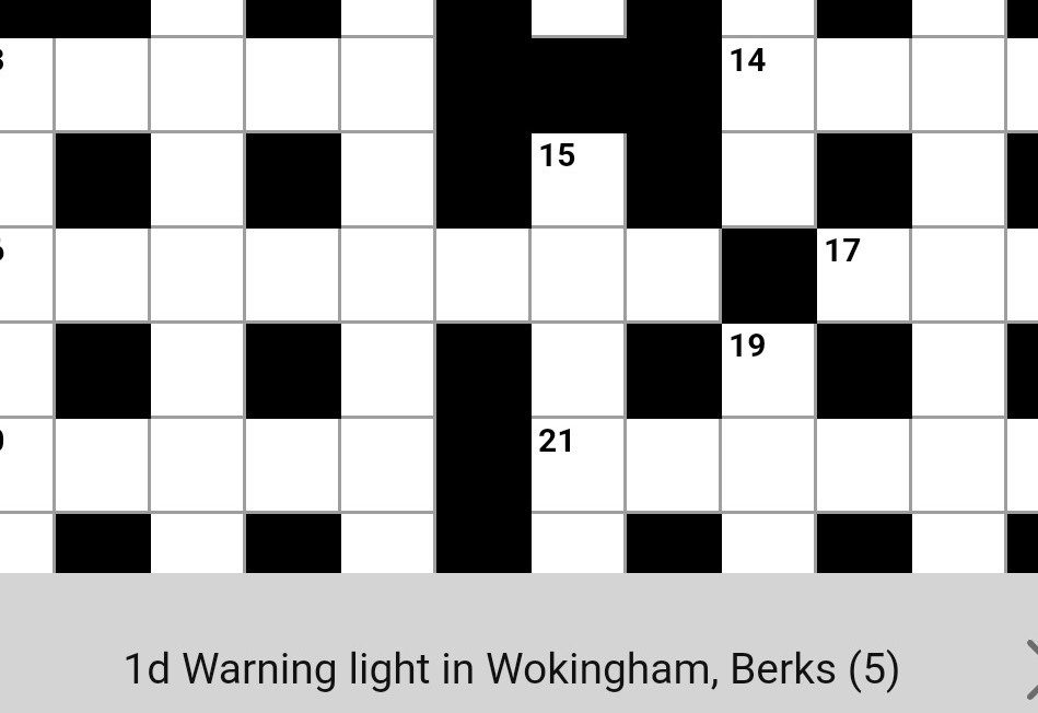 signal light on a hill crossword clue