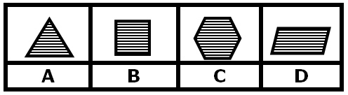 odd one out circle triangle square hexagon