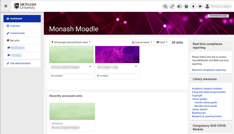 monash moodel