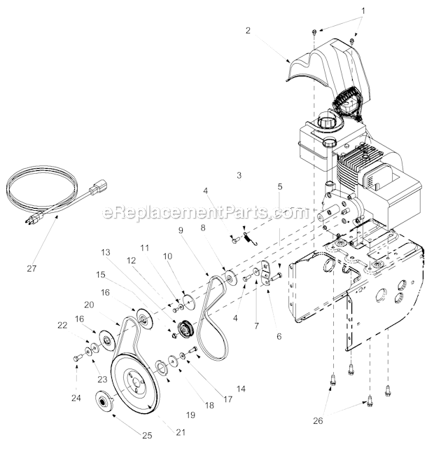 mtd snow thrower parts