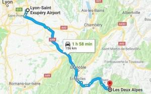 closest airports to lyon