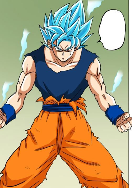 dragon ball goku ssj blue