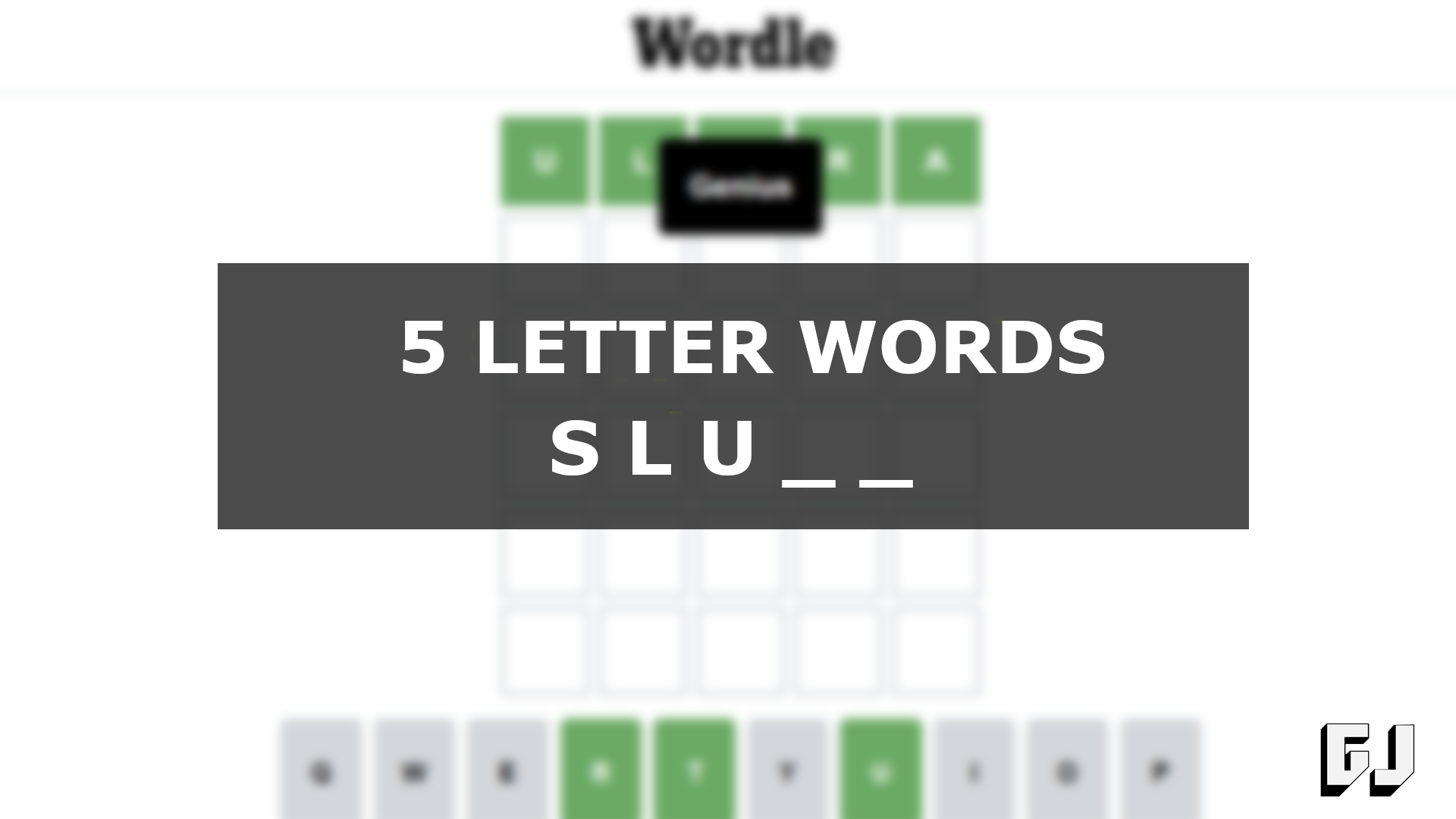 five-letter words that begin with s l u