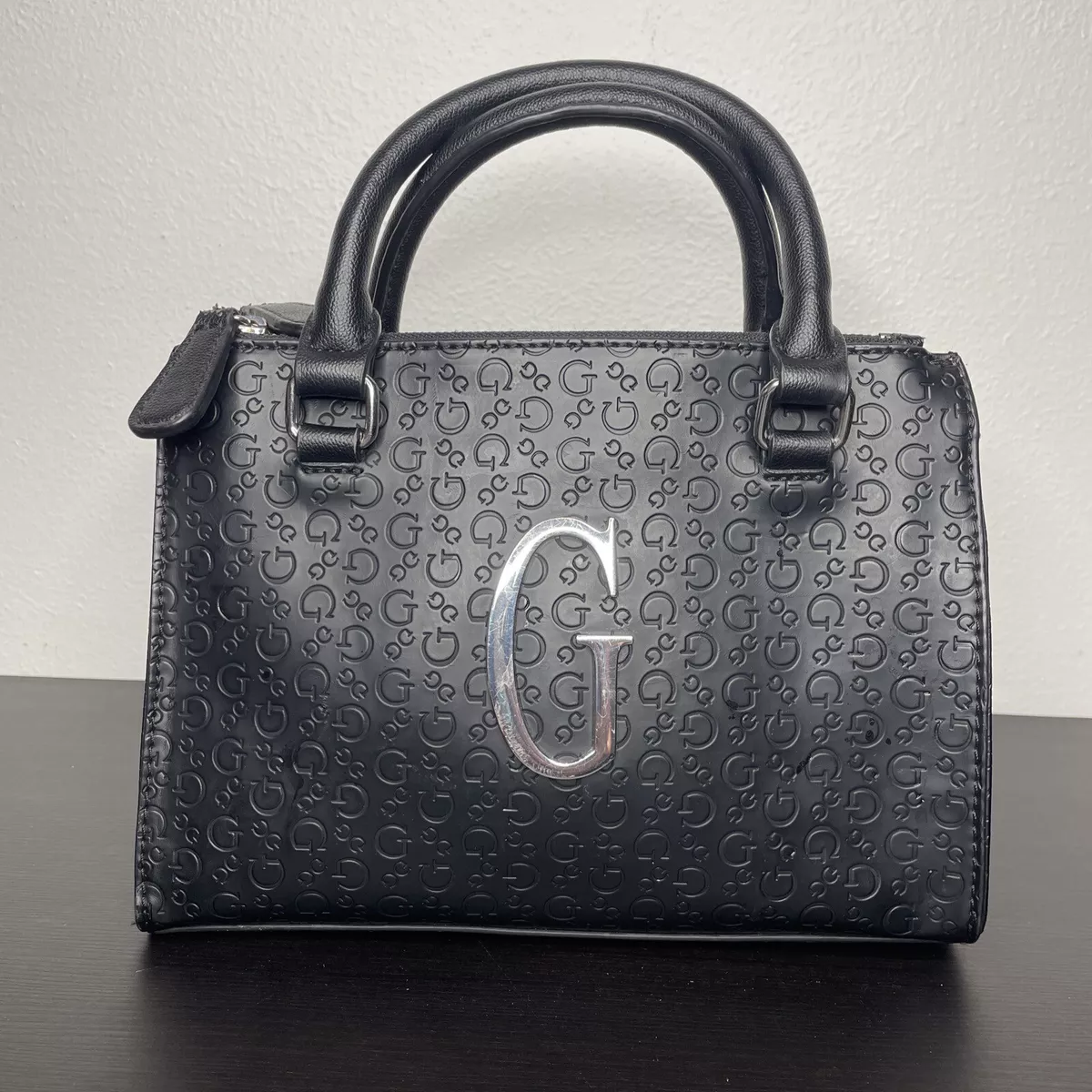 guess black handbag