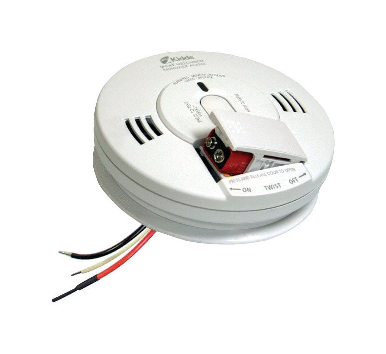 kidde wired smoke and carbon monoxide detector