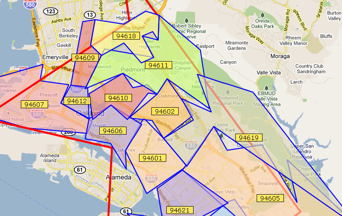 postal code oakland