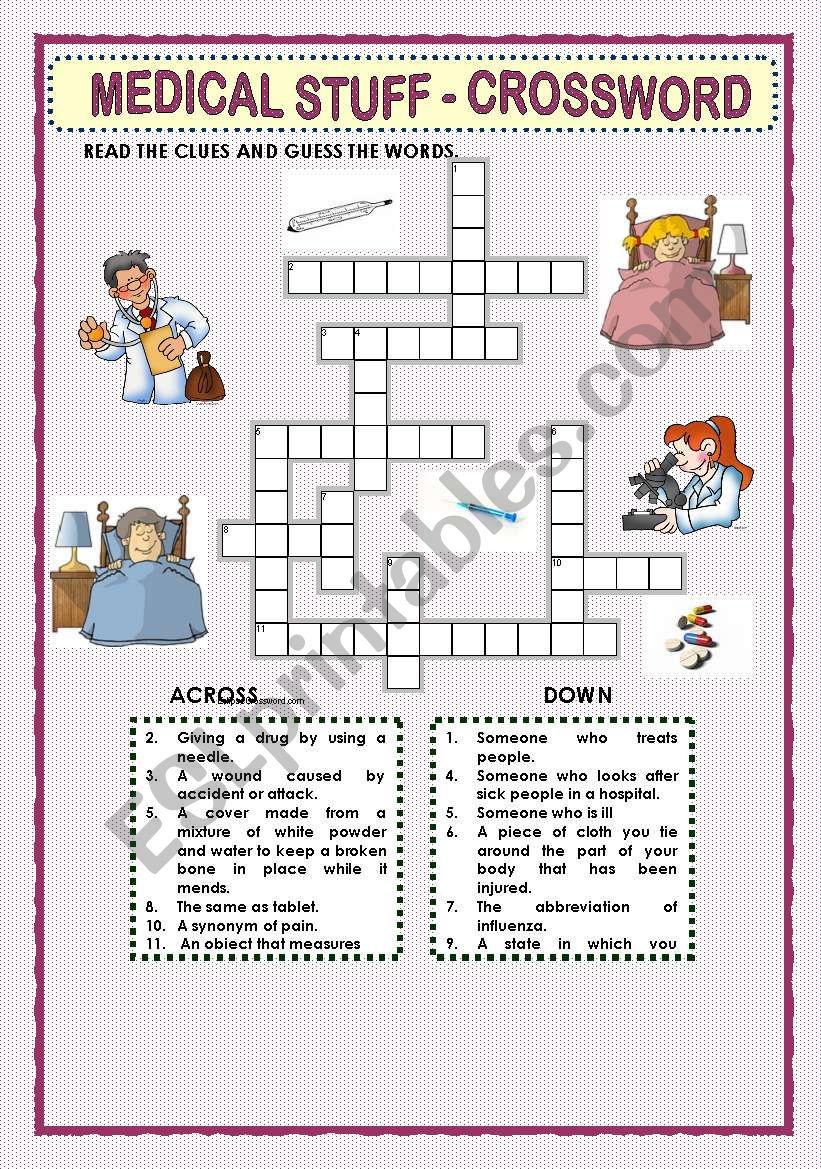 stuff crossword