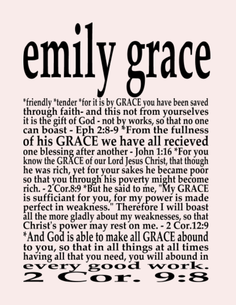 biblical meaning of emily