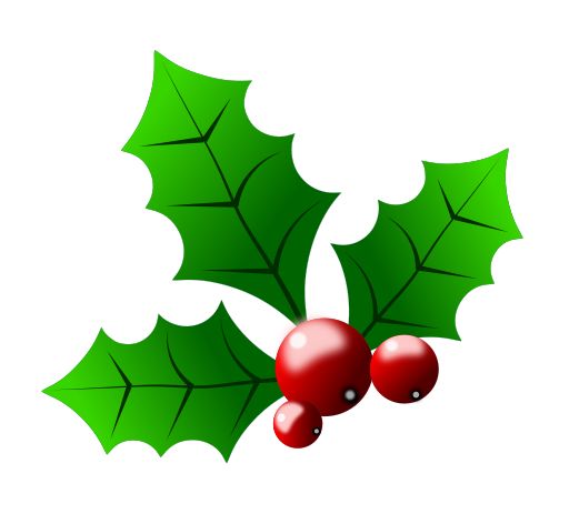 christmas berries clipart