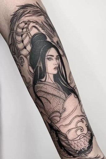 geisha tattoo