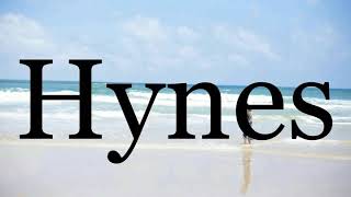 hynes meaning in hindi