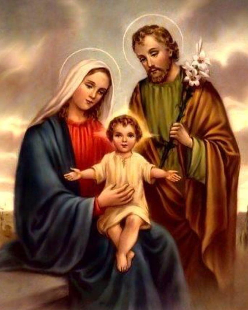 holy family wallpaper hd