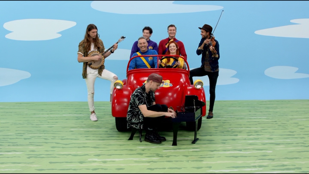 wiggles toot toot chugga chugga big red car lyrics