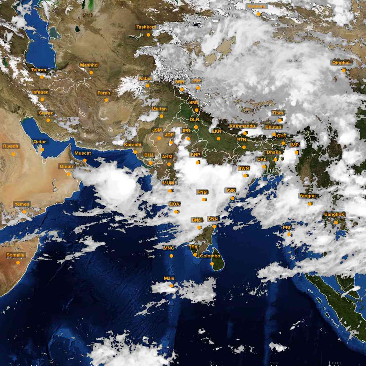 live satellite images of indian monsoon