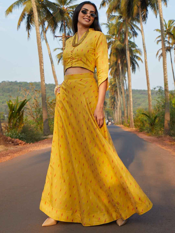 traditional long skirt top