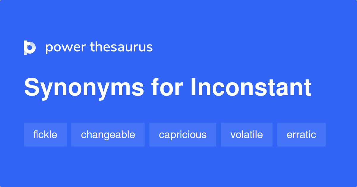 inconstant synonym