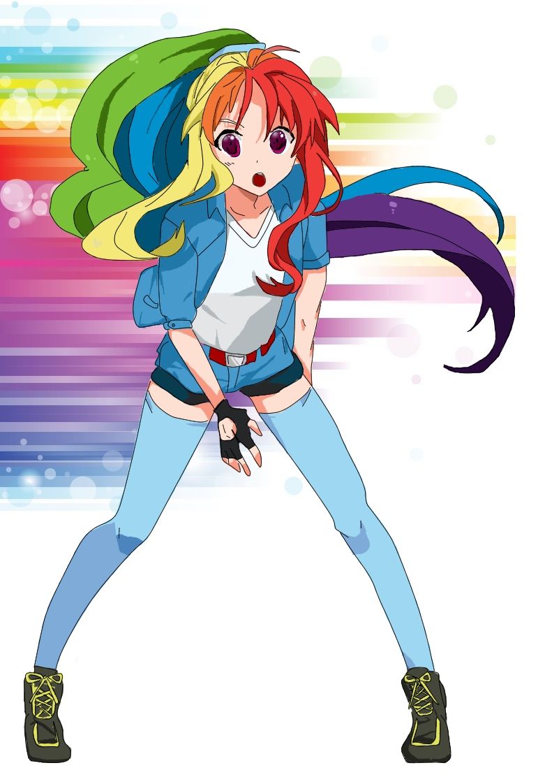 mlp rainbow dash human