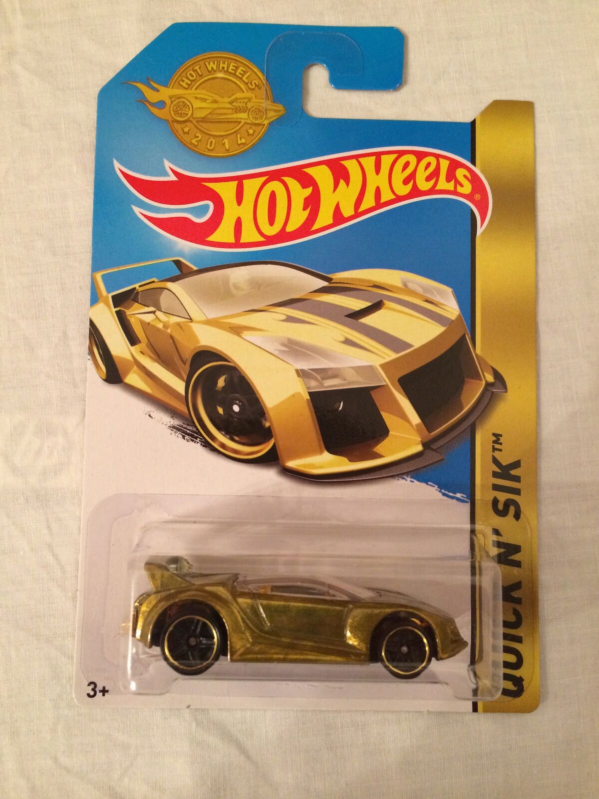 hot wheels golden car