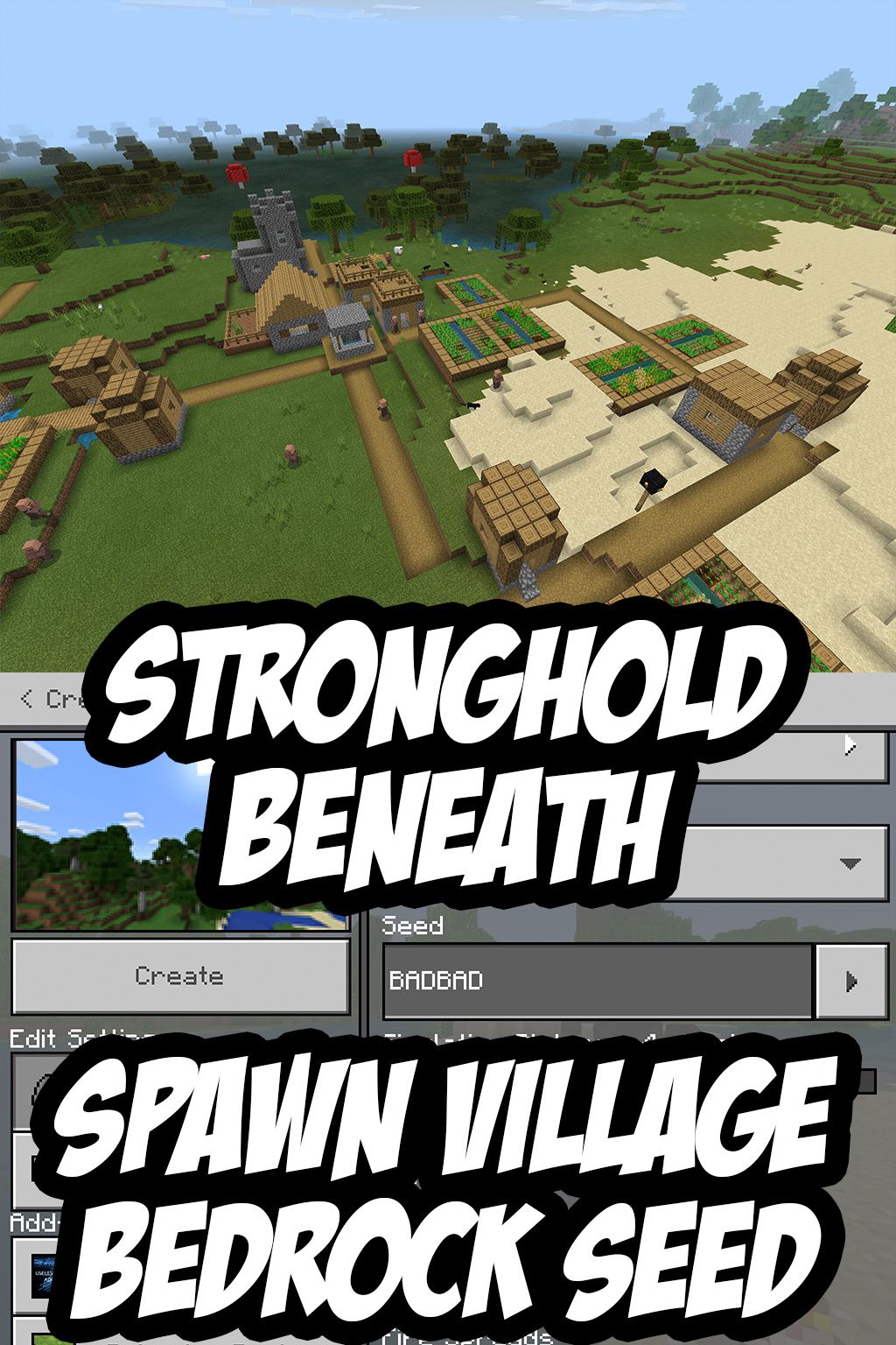 stronghold seed in minecraft