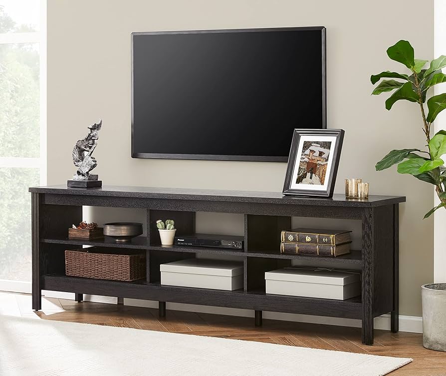 amazon black tv stand