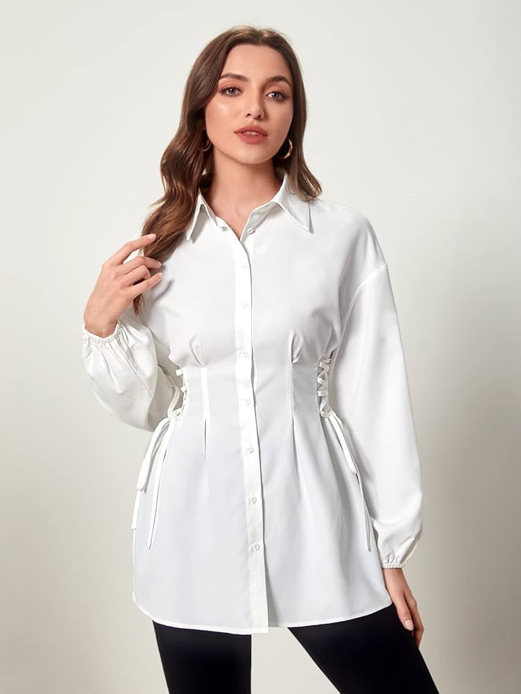 white blouse amazon