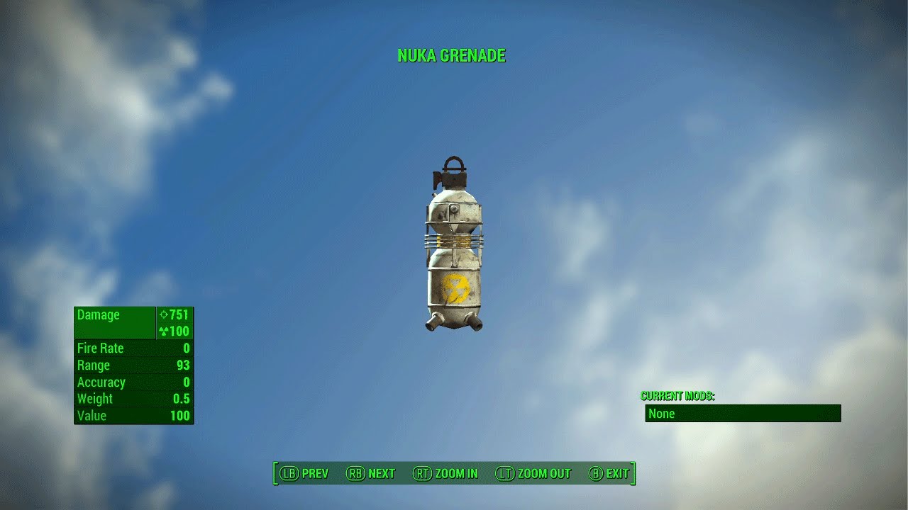 nuka grenade fallout 4