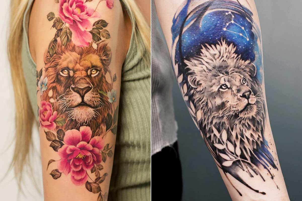 goddess female lion tattoo