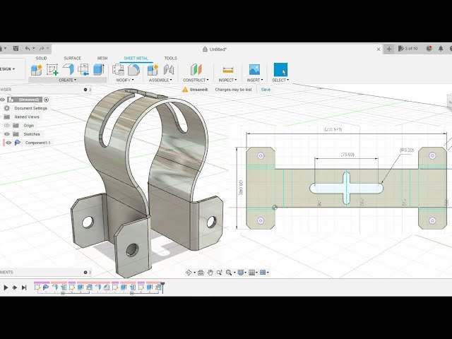 fusion 360 sheet metal design