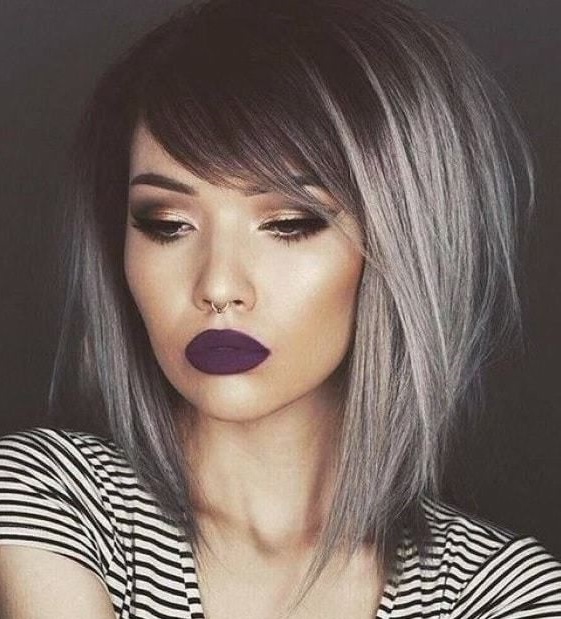 reverse bob with bangs