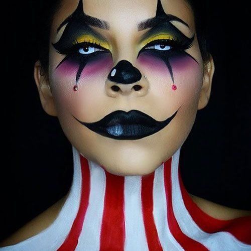 maquillaje arlequin halloween