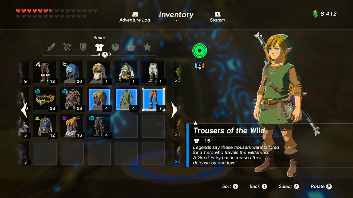 breath of the wild armor