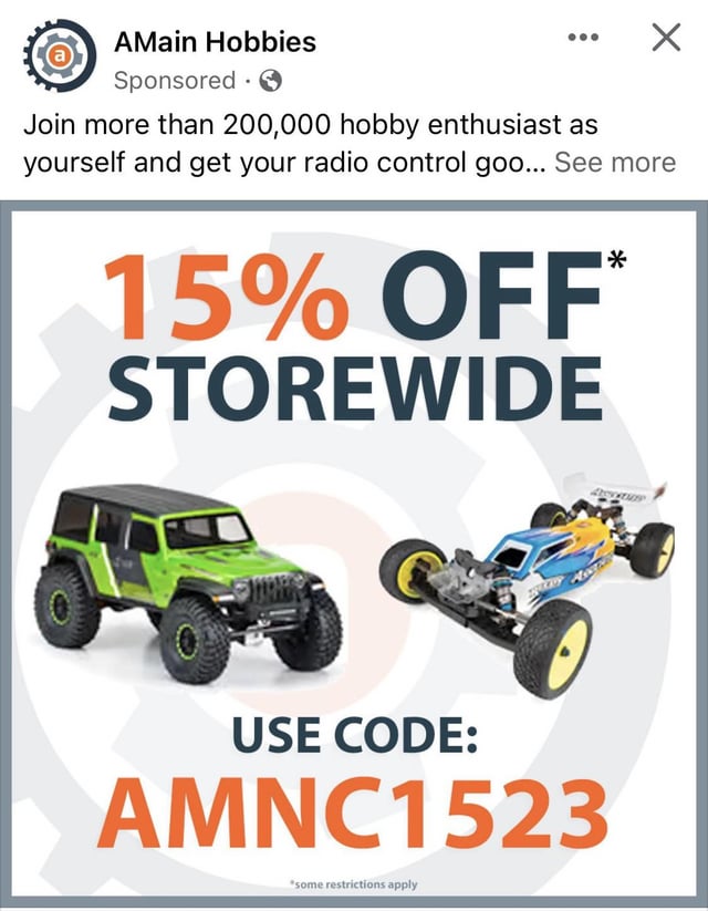 amain hobbies promo code