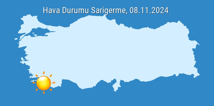 sarigerme hava durumu