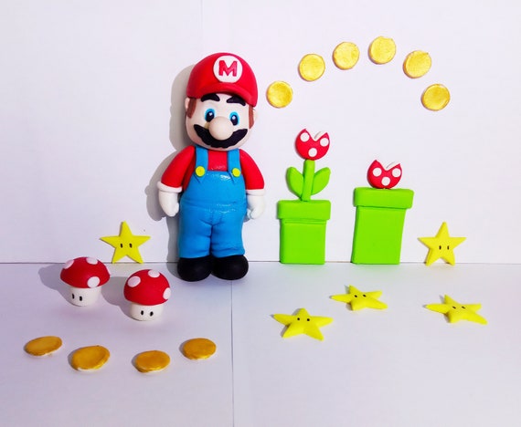 mario bros fondant