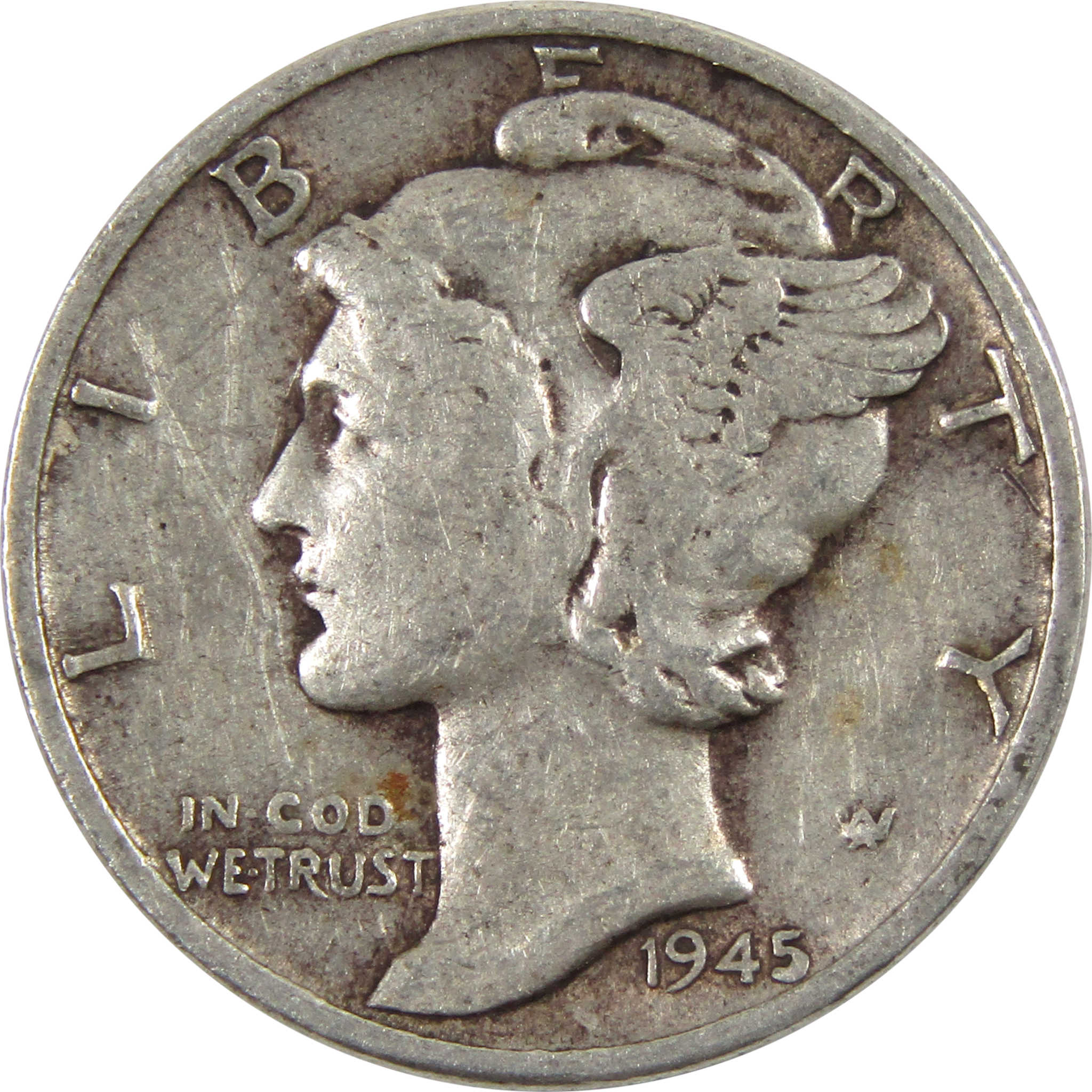 1945 mercury dime