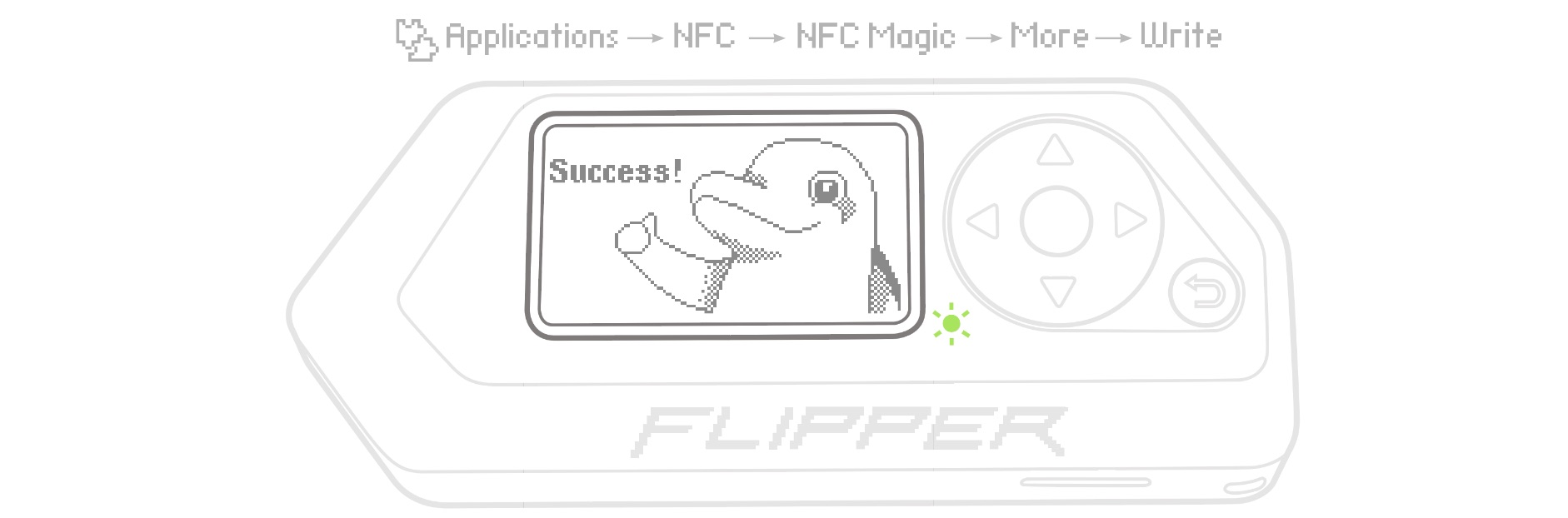 flipper zero write nfc