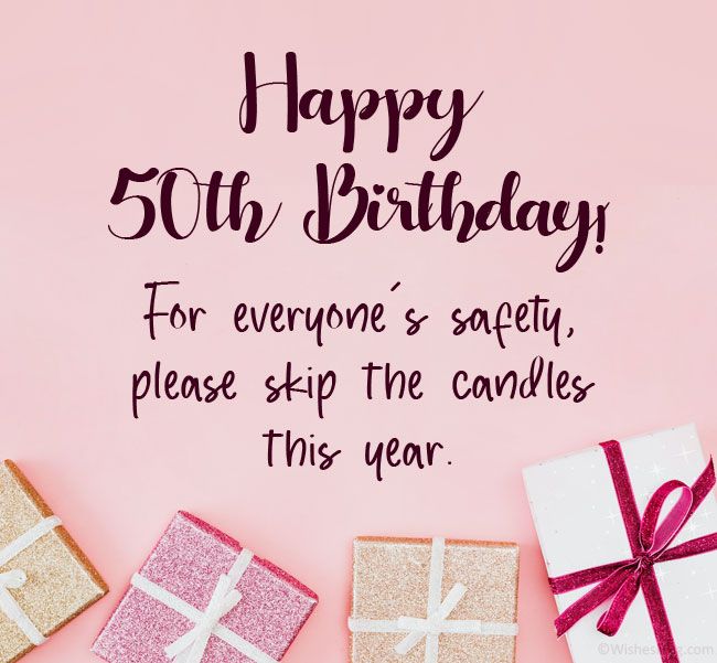 50th funny birthday messages