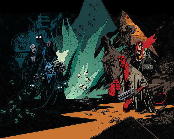 hellboy comic wallpaper