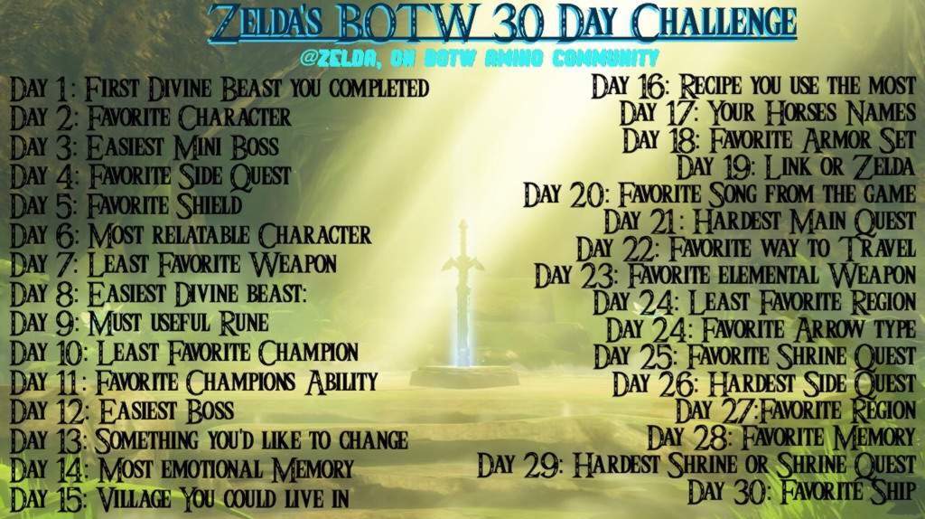 botw challenges