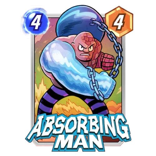 snap absorbing man